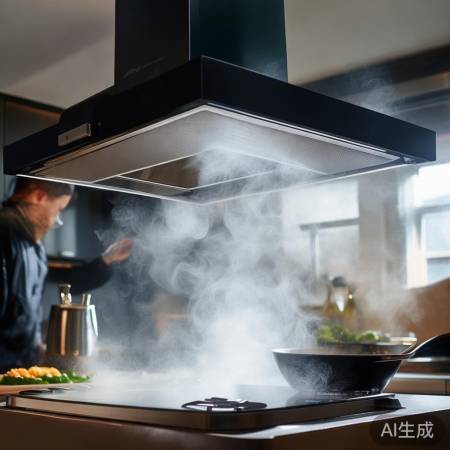 吸油烟机：强大吸力，静音高效