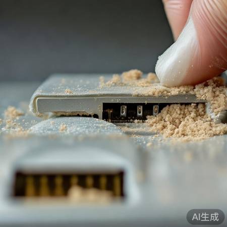 定期擦除接口灰尘