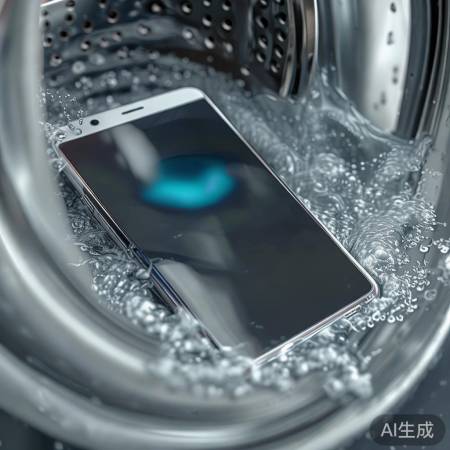 轻摇洗衣机,勿触内壁