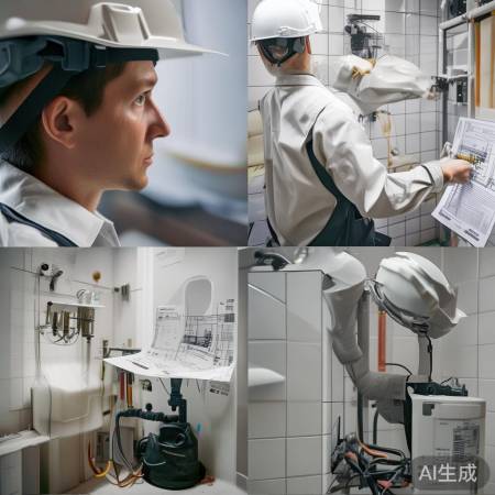 安装无波纹热水器，注意通风与线