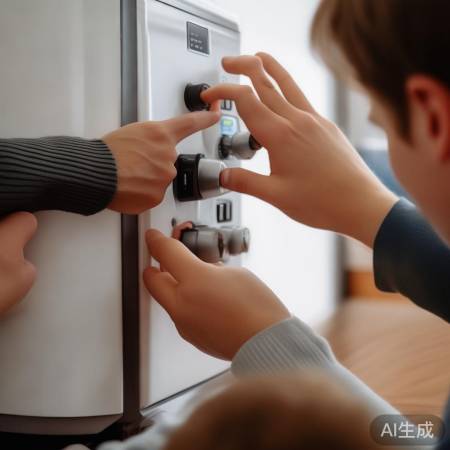 壁挂炉开关设置，安全操作，多人