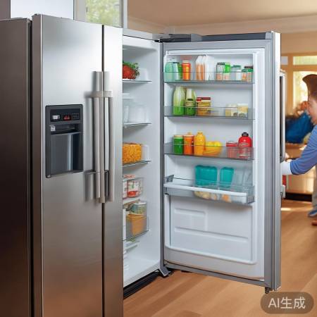 “冰箱定期清理，食物更健康”