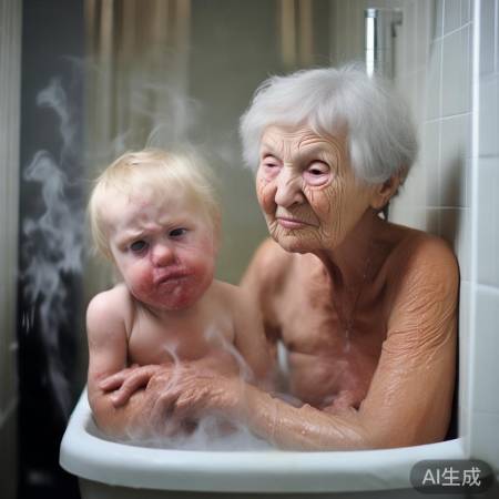 高温水洗澡易烫伤皮肤