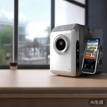 小巧智能摄像头，360度监控，