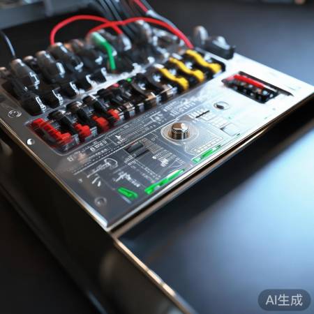 主控板：指纹锁大脑，功能线头标