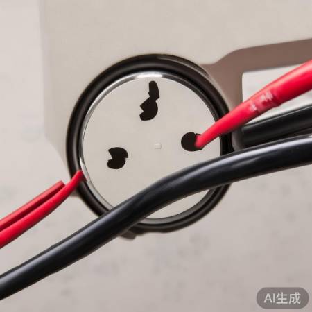 指纹锁接电源线