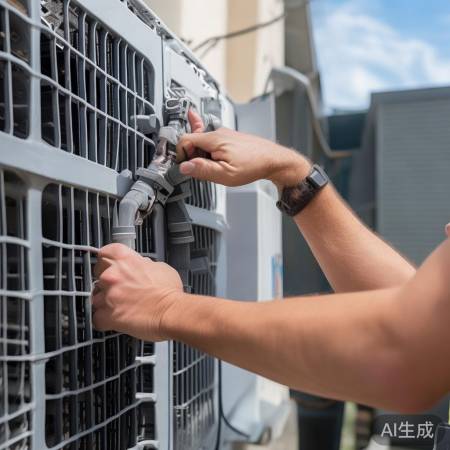 小心拆空调连接管