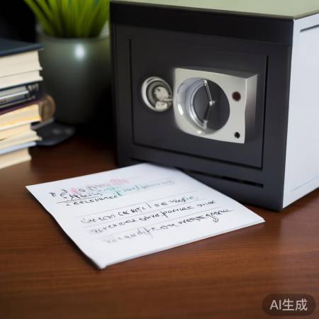 保险柜旁备忘录，隐蔽防泄露
