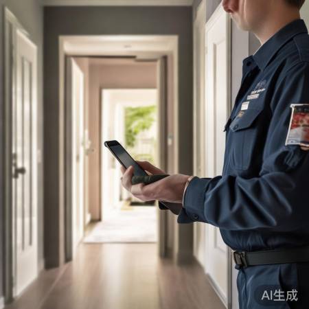 电话报修，师傅上门，现场整洁
