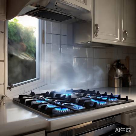 燃气灶使用需通风防火