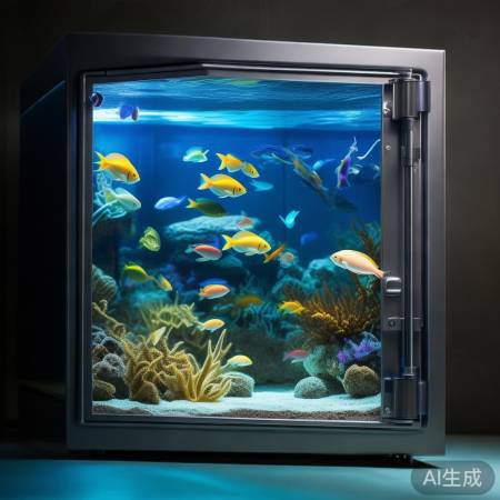 保险柜鱼缸防逃逸